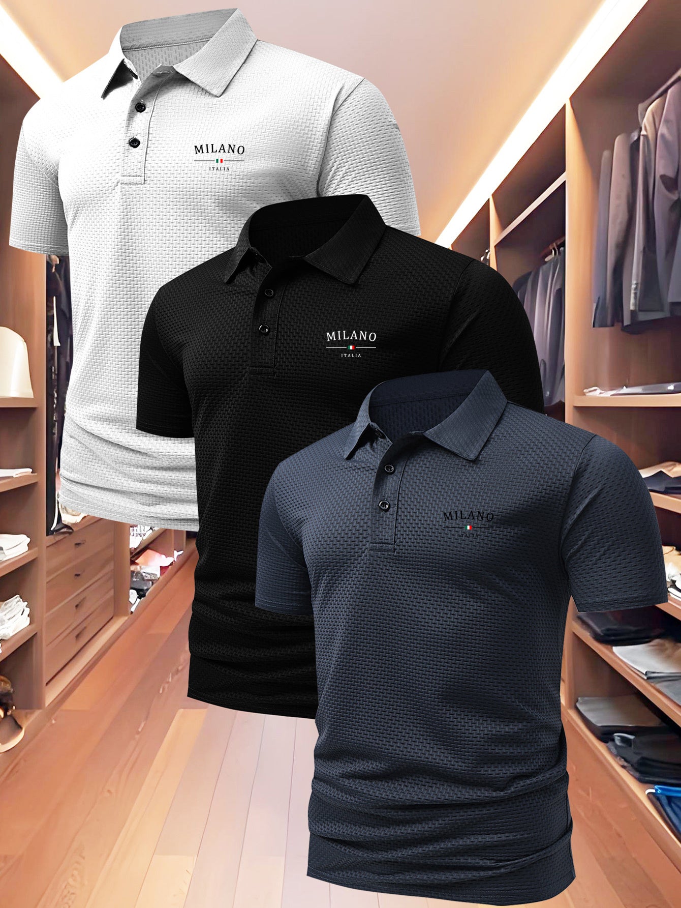 PAGUE 1 LEVE 3 - Camisa Polo Milano Premium + BRINDE