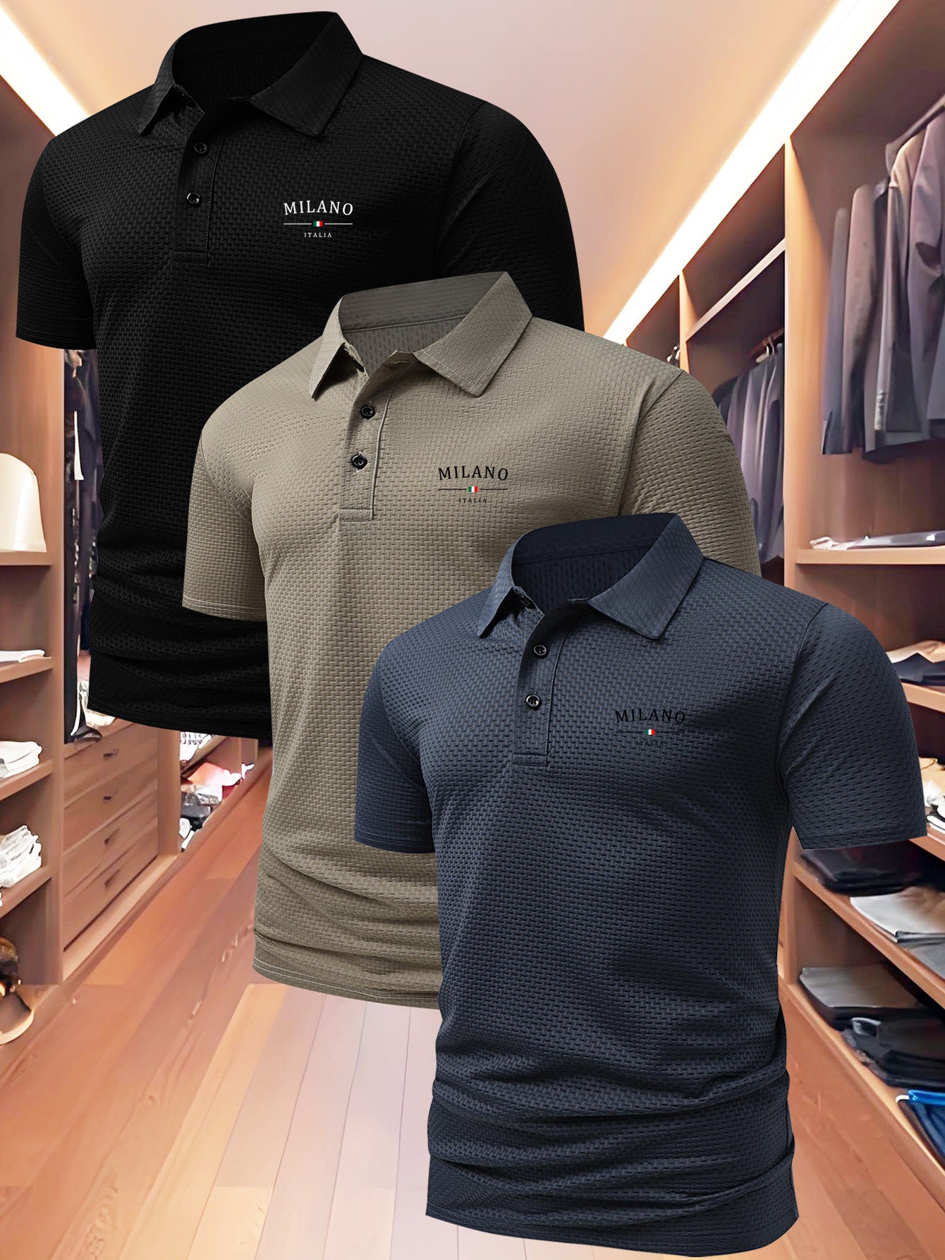 PAGUE 1 LEVE 3 - Camisa Polo Milano Premium + BRINDE