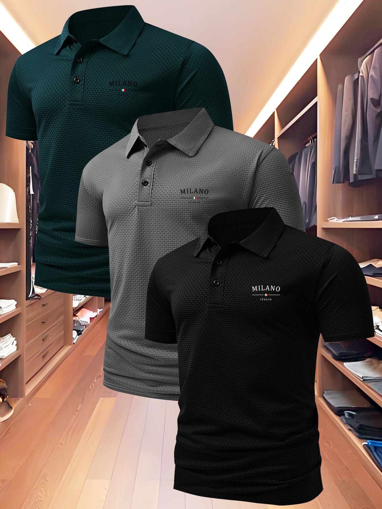 PAGUE 1 LEVE 3 - Camisa Polo Milano Premium + BRINDE