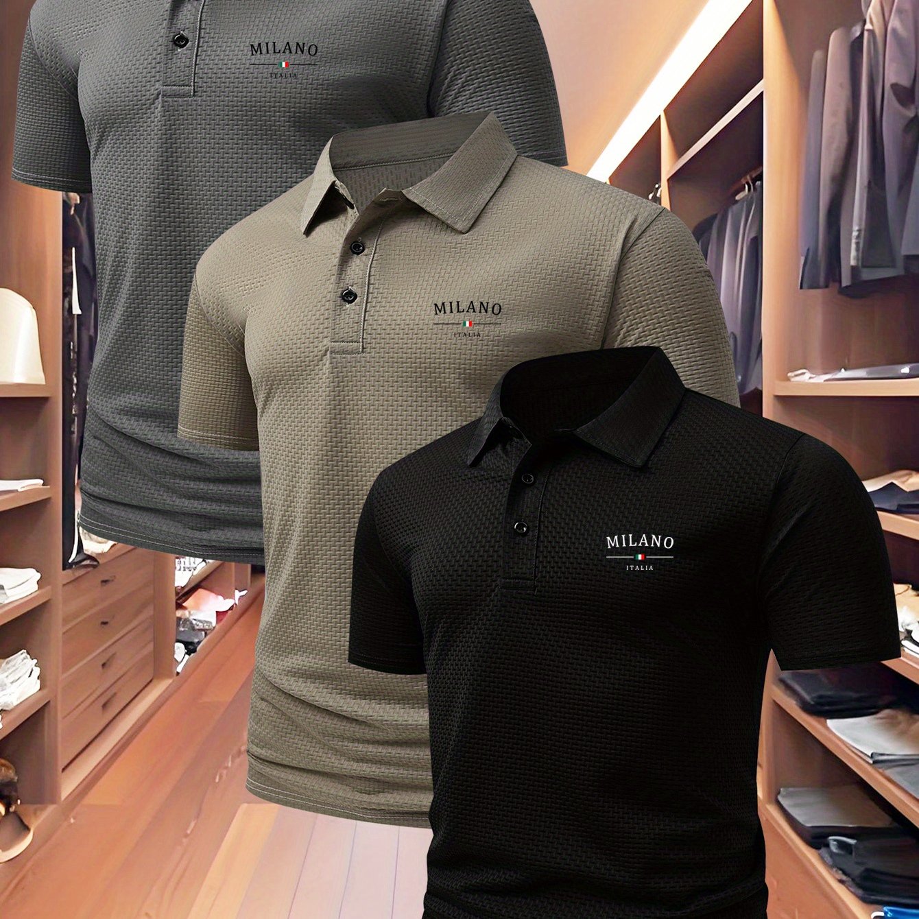 PAGUE 1 LEVE 3 - Camisa Polo Milano Premium + BRINDE