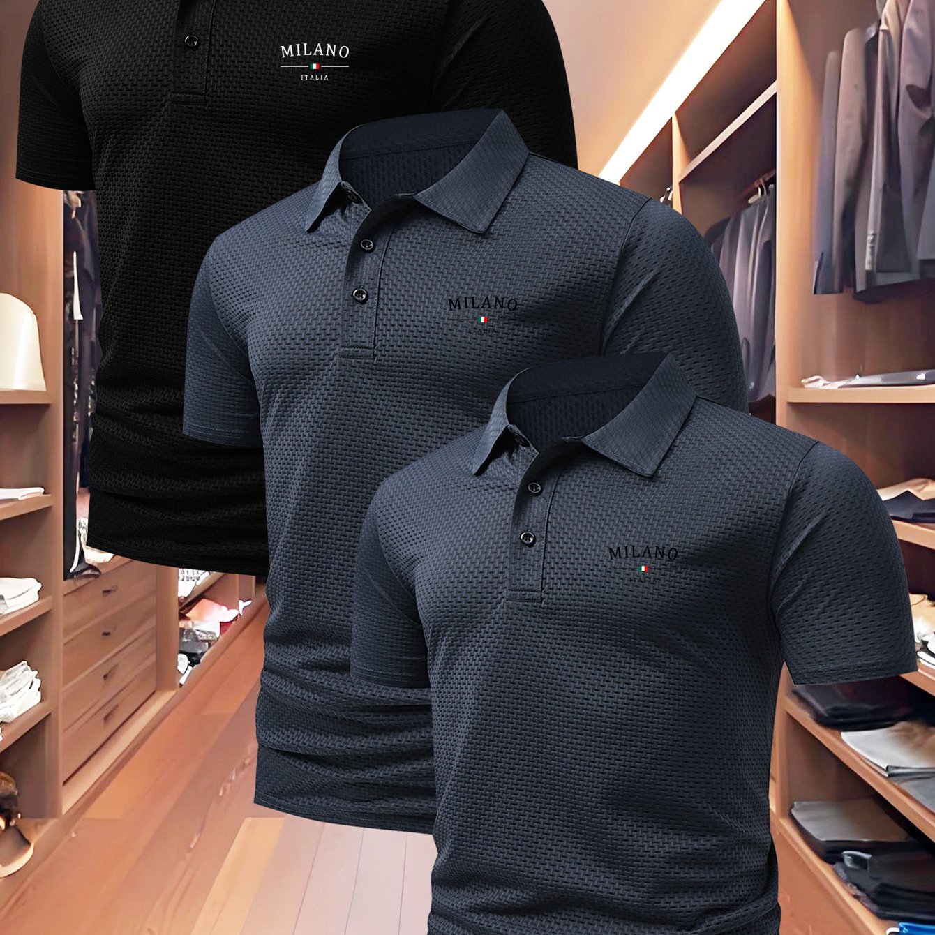 PAGUE 1 LEVE 3 - Camisa Polo Milano Premium + BRINDE