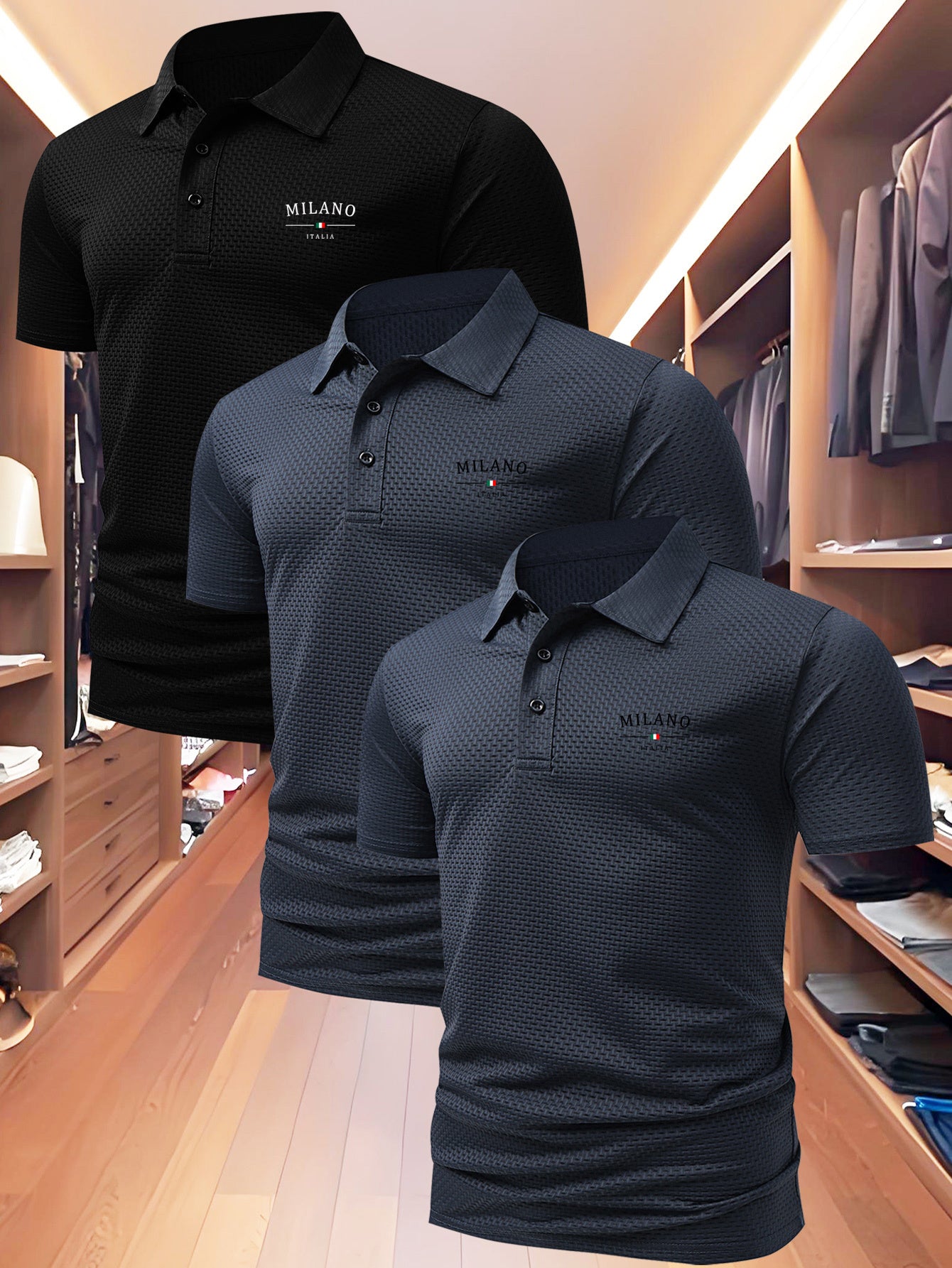 PAGUE 1 LEVE 3 - Camisa Polo Milano Premium + BRINDE