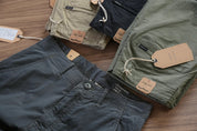 CALÇA RETA MASCULINA EM SARJA - KIT 4 UNIDADES
