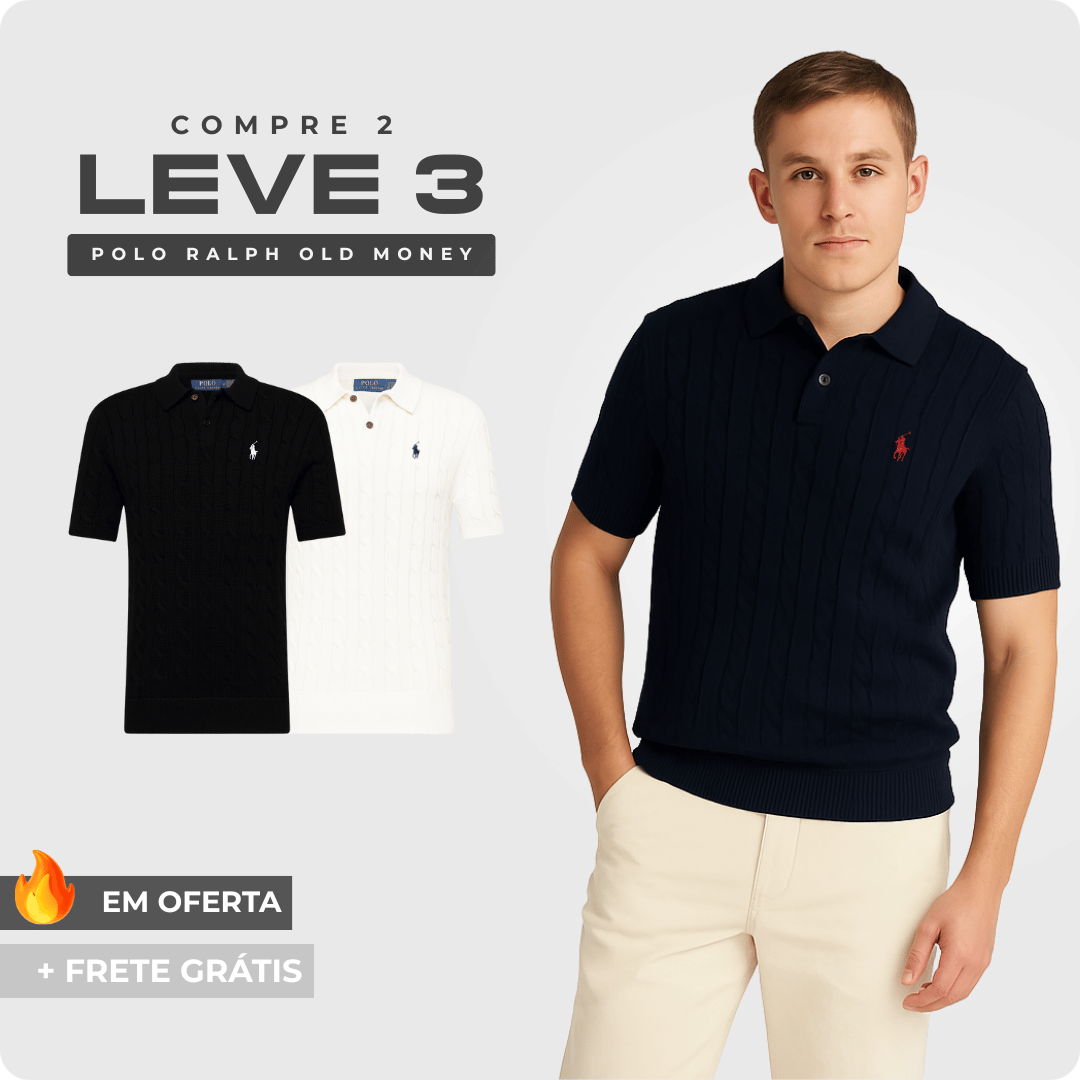 Compre 2 Leve 3 - Camisa Polo RL Estilo Old Money